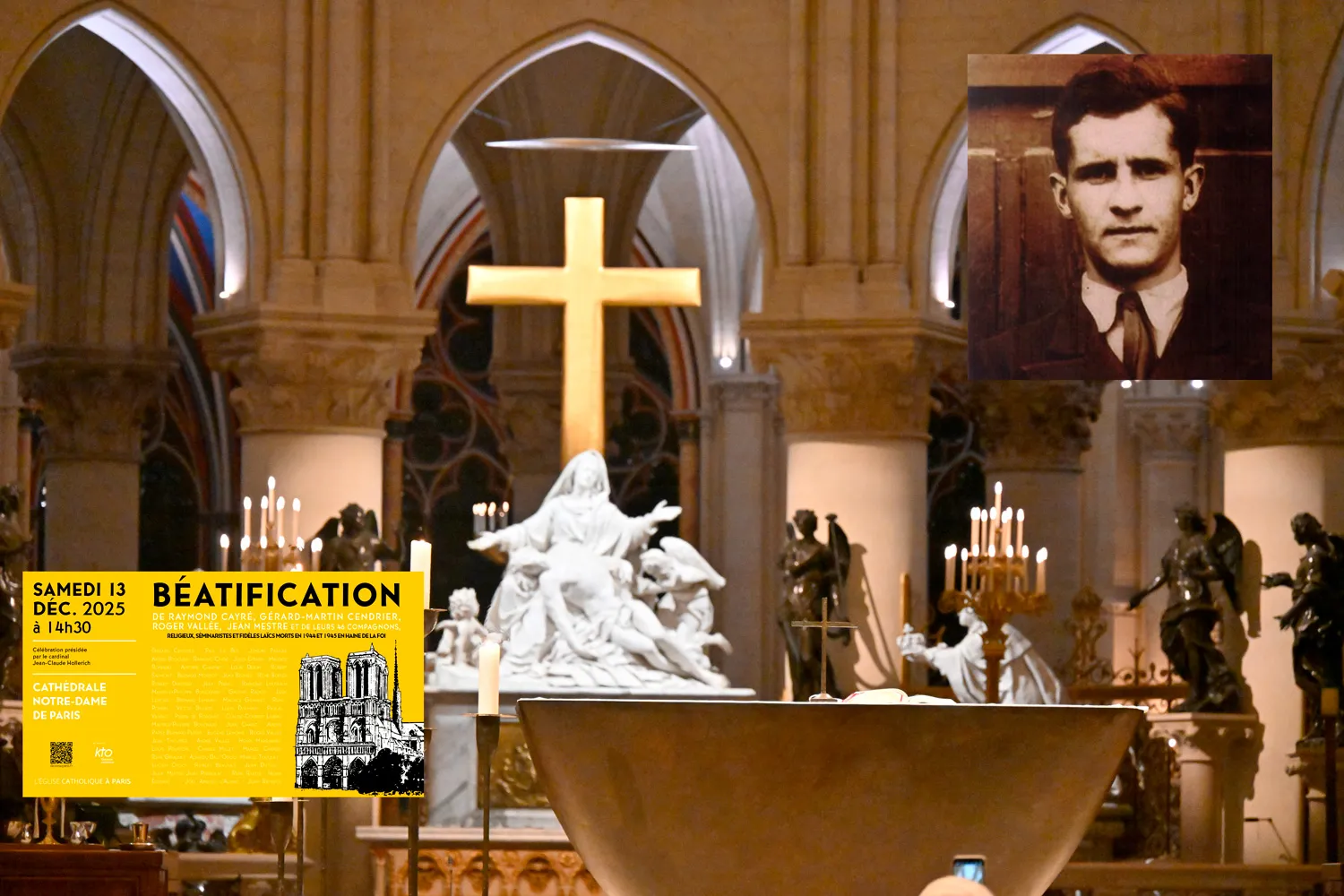 VIE EN MOUVEMENT : BÉATIFICATIONS À NOTRE DAME DE PARIS